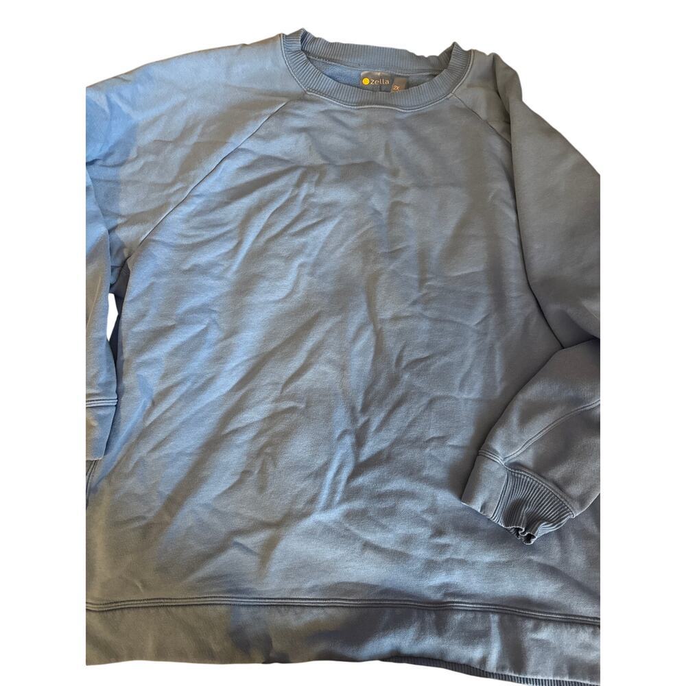ZELLA OVERSIZED CREWNECK SWEATSHIRT - size 2X